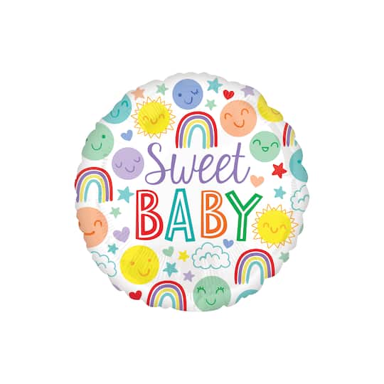 28" Sweet Baby Foil Balloon